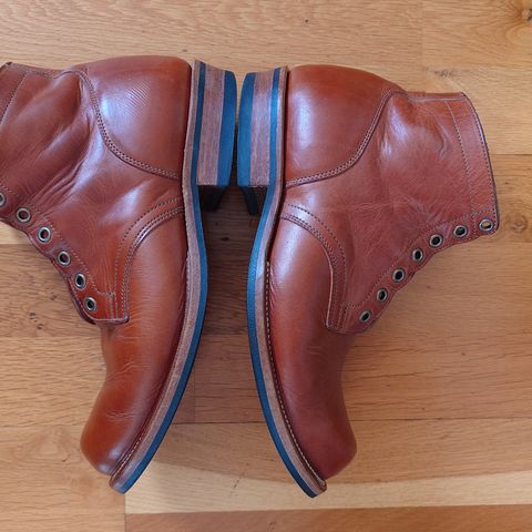 View photo of Viberg Service Boot in Horween English Tan Dublin