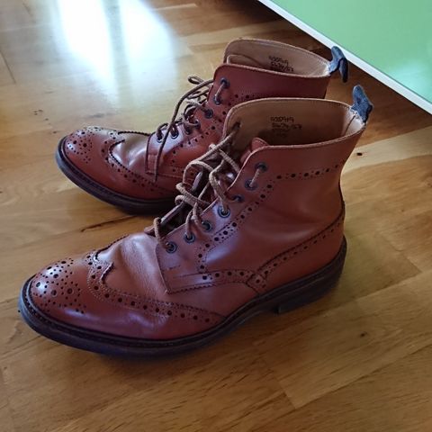 View photo of Tricker's Stow Country Boot in C-Shade Tan