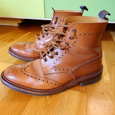 View photo of Tricker's Stow Country Boot in C-Shade Tan