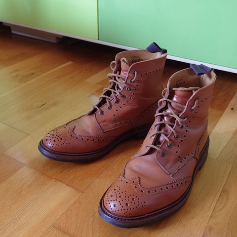 View photo of Tricker's Stow Country Boot in C-Shade Tan