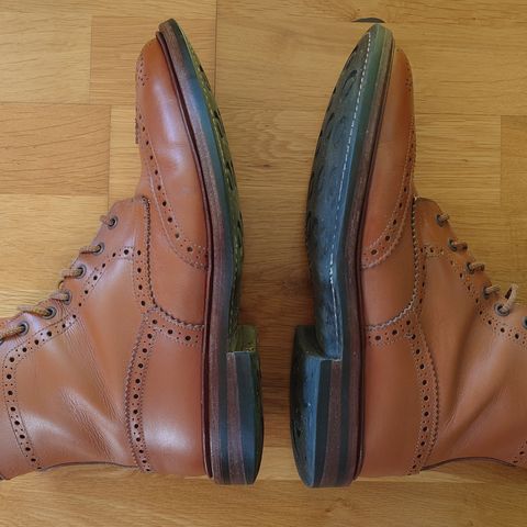 View photo of Tricker's Stow Country Boot in C-Shade Tan