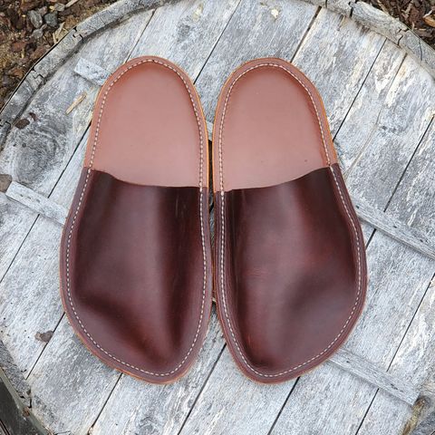 View photo of Self-Made House Slipper in Unknown Leather