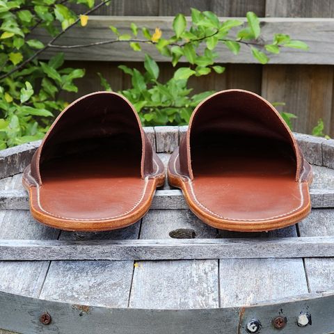 View photo of Self-Made House Slipper in Unknown Leather