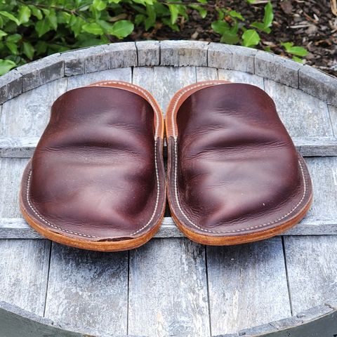 View photo of Self-Made House Slipper in Unknown Leather