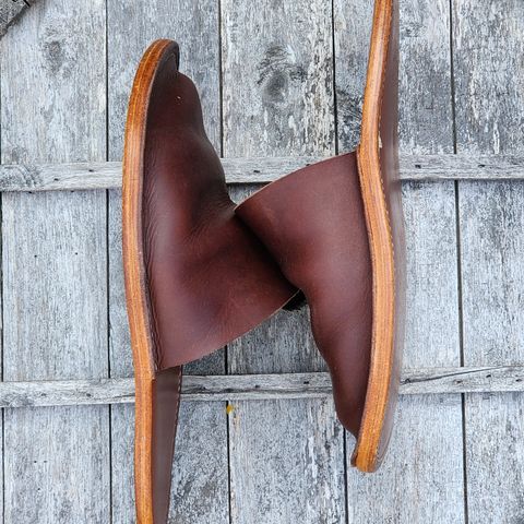 View photo of Self-Made House Slipper in Unknown Leather