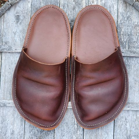 View photo of Self-Made House Slipper in Unknown Leather