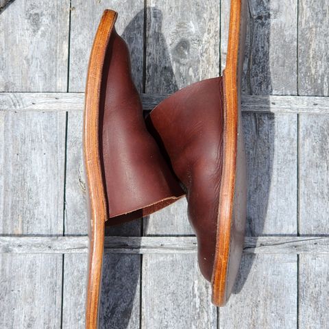 View photo of Self-Made House Slipper in Unknown Leather