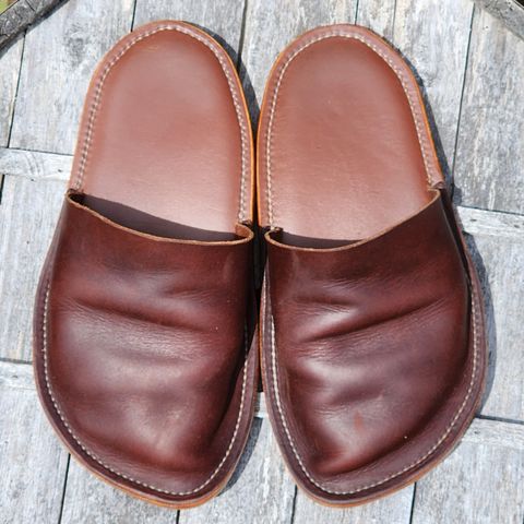 View photo of Self-Made House Slipper in Unknown Leather