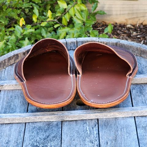 View photo of Self-Made House Slipper in Unknown Leather