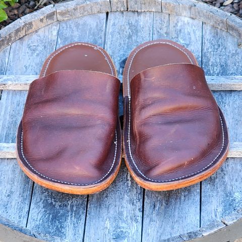 View photo of Self-Made House Slipper in Unknown Leather