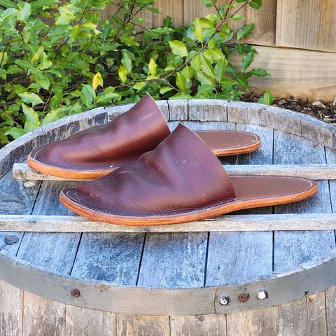 View photo of Self-Made House Slipper in Unknown Leather