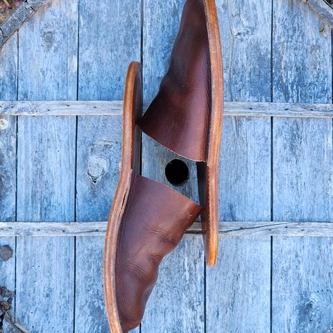 View photo of Self-Made House Slipper in Unknown Leather