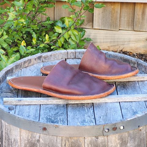 View photo of Self-Made House Slipper in Unknown Leather