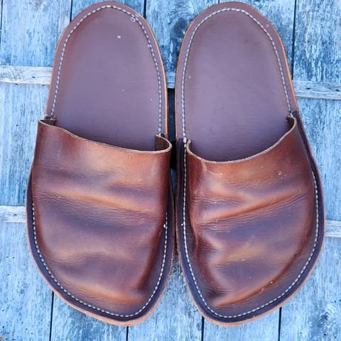 View photo of Self-Made House Slipper in Unknown Leather