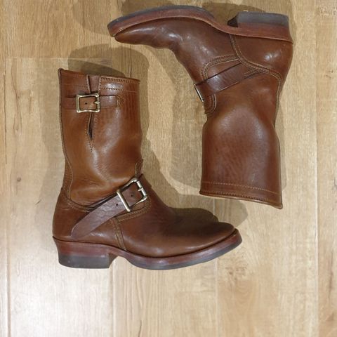 View photo of Benzein The Keeper 'Type 2' Engineer Boot in Shinki Brown Oiled Horsebutt