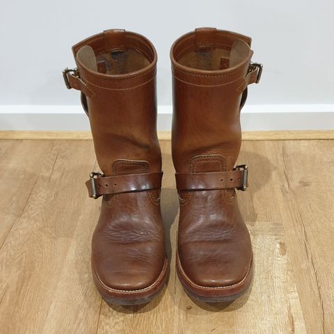 View photo of Benzein The Keeper 'Type 2' Engineer Boot in Shinki Brown Oiled Horsebutt