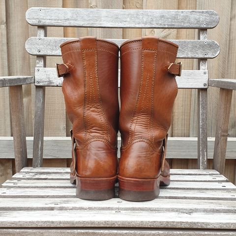 View photo of Benzein The Keeper 'Type 2' Engineer Boot in Shinki Brown Oiled Horsebutt