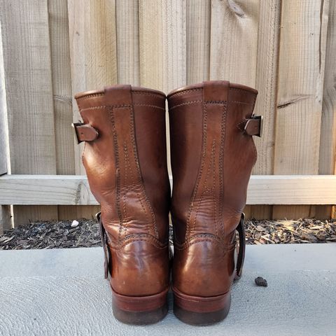 View photo of Benzein The Keeper 'Type 2' Engineer Boot in Shinki Brown Oiled Horsebutt