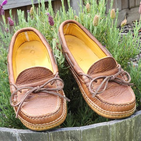 View photo of Quoddy Grizzly Moc in Grizzly Peanut