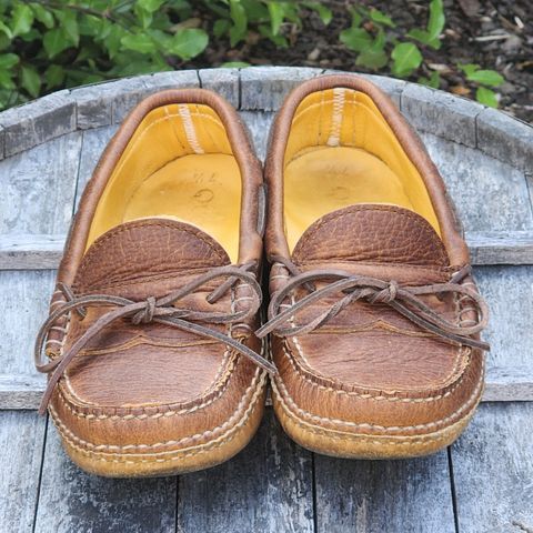 View photo of Quoddy Grizzly Moc in Grizzly Peanut