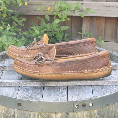 View photo of Quoddy Grizzly Moc in Grizzly Peanut