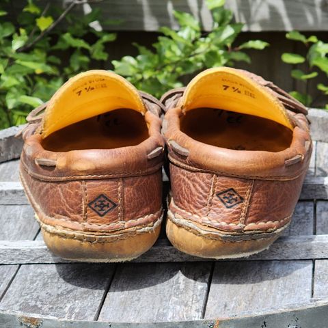 View photo of Quoddy Grizzly Moc in Grizzly Peanut