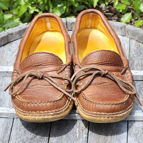 View photo of Quoddy Grizzly Moc in Grizzly Peanut