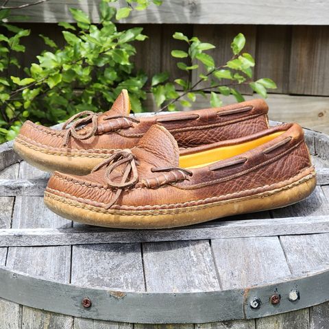 View photo of Quoddy Grizzly Moc in Grizzly Peanut