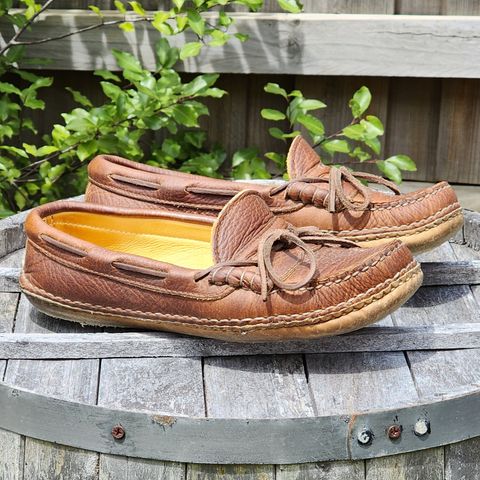 View photo of Quoddy Grizzly Moc in Grizzly Peanut