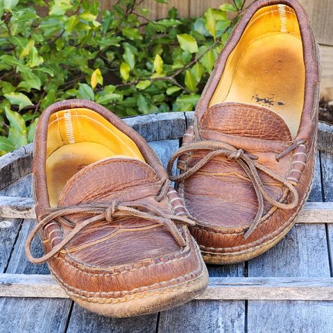 View photo of Quoddy Grizzly Moc in Grizzly Peanut