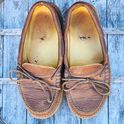 View photo of Quoddy Grizzly Moc in Grizzly Peanut