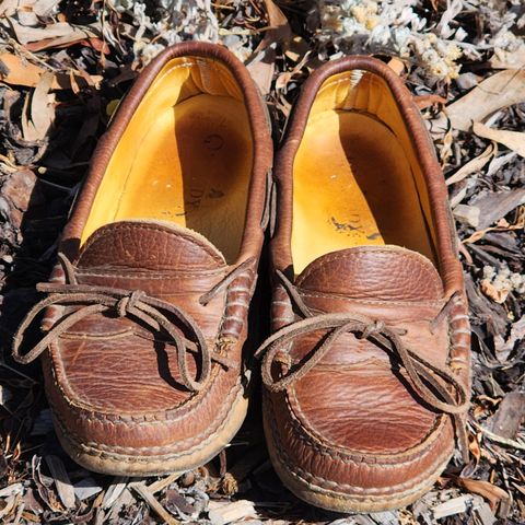 View photo of Quoddy Grizzly Moc in Grizzly Peanut