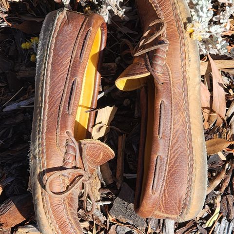 View photo of Quoddy Grizzly Moc in Grizzly Peanut