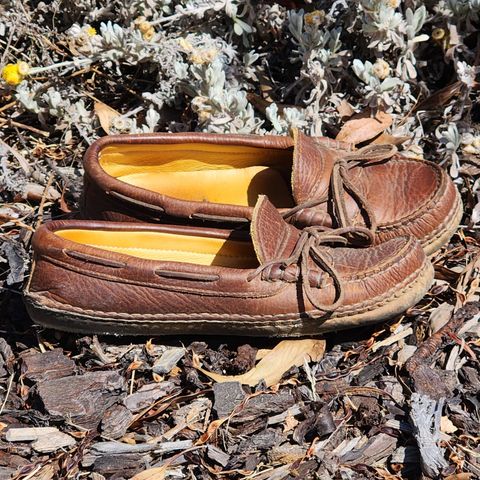 View photo of Quoddy Grizzly Moc in Grizzly Peanut