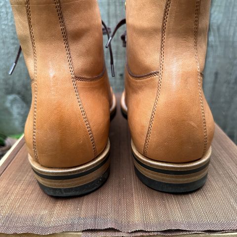 View photo of Iron Boots x Østmo Type 1 in Maryam Natural Horsehide