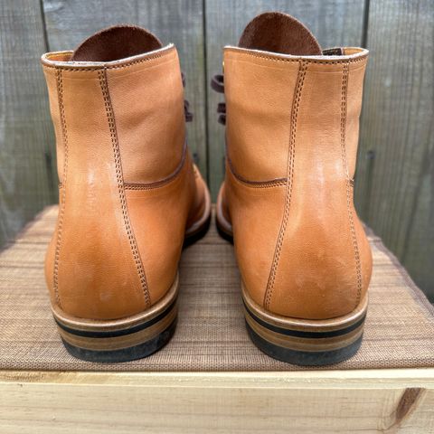 View photo of Iron Boots x Østmo Type 1 in Maryam Natural Horsehide