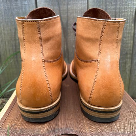 View photo of Iron Boots x Østmo Type 1 in Maryam Natural Horsehide