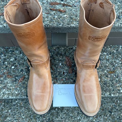 Wesco x S&S Van Cleef III in Maryam Natural Horsebutt