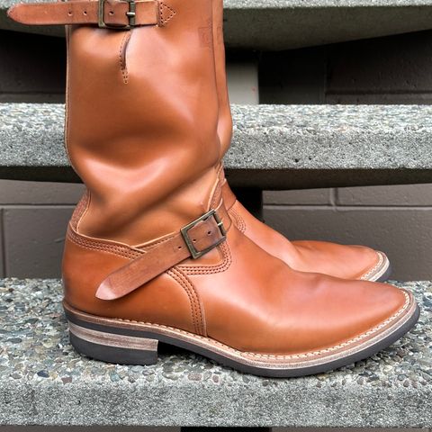 View photo of Wesco x S&S Van Cleef III in Maryam Natural Horsebutt