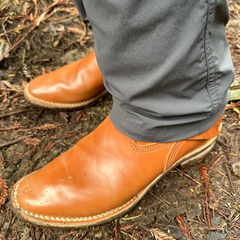 View photo of Wesco x S&S Van Cleef III in Maryam Natural Horsebutt