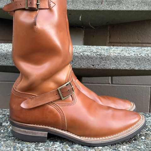 View photo of Wesco x S&S Van Cleef III in Maryam Natural Horsebutt