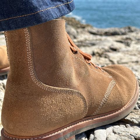 John Lofgren M-43 Service Boots in Horween Natural Chromexcel Roughout