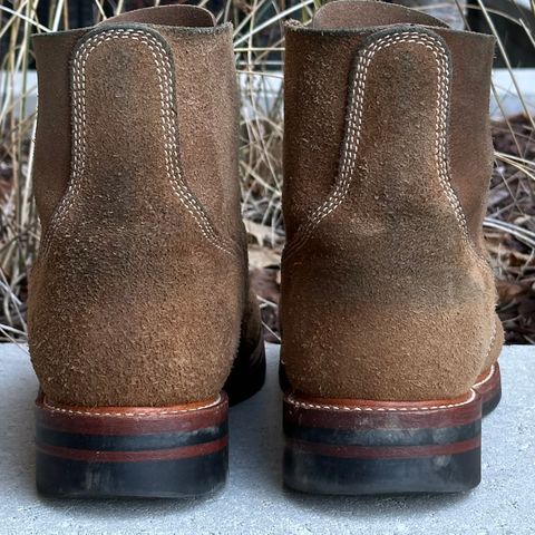 View photo of John Lofgren M-43 Service Boots in Horween Natural Chromexcel Roughout