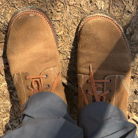 John Lofgren M-43 Service Boots in Horween Natural Chromexcel Roughout