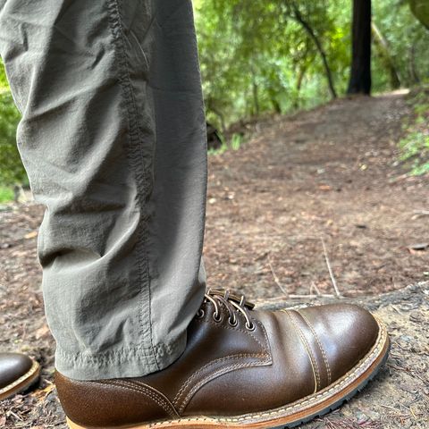 View photo of White's MP-Sherman Toe Cap in Horween Cinnamon Waxed Flesh