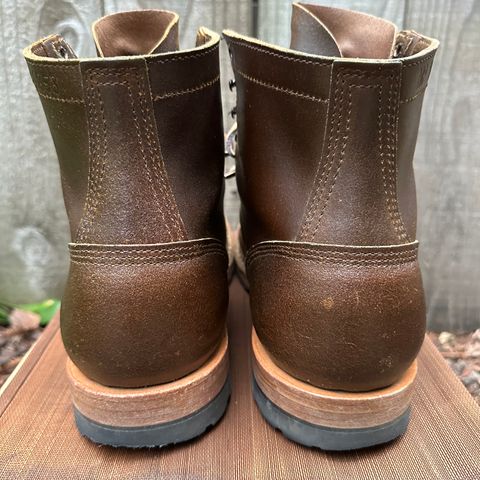 View photo of White's MP-Sherman Toe Cap in Horween Cinnamon Waxed Flesh