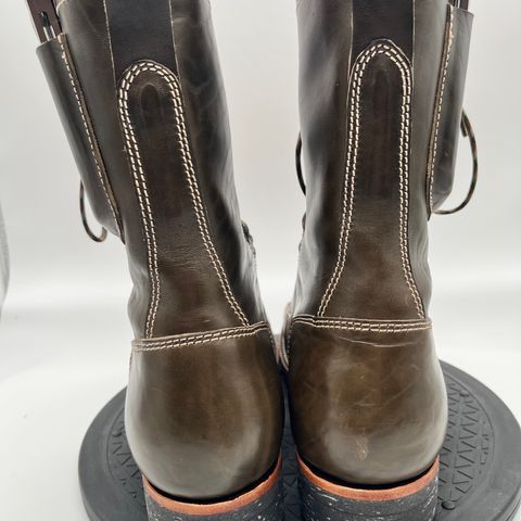 Willie's Handmade Boots Pioneer Lace To Toe in Maryam Olive Horsebutt