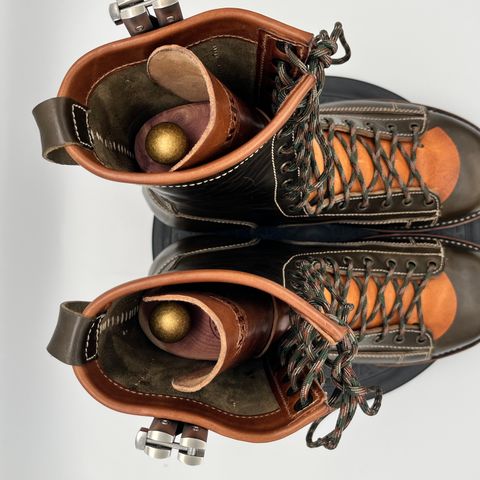 Willie's Handmade Boots Pioneer Lace To Toe in Maryam Olive Horsebutt