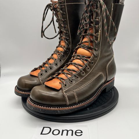 Willie's Handmade Boots Pioneer Lace To Toe in Maryam Olive Horsebutt