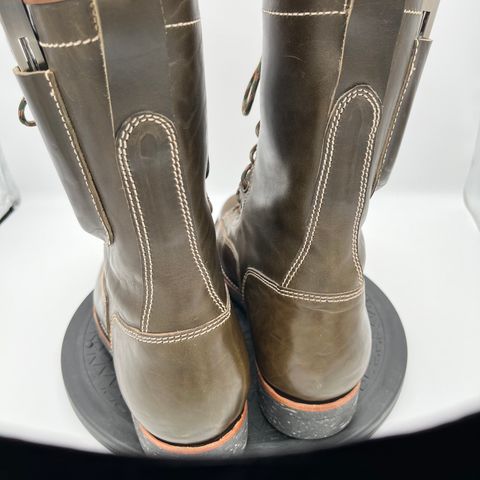 Willie's Handmade Boots Pioneer Lace To Toe in Maryam Olive Horsebutt